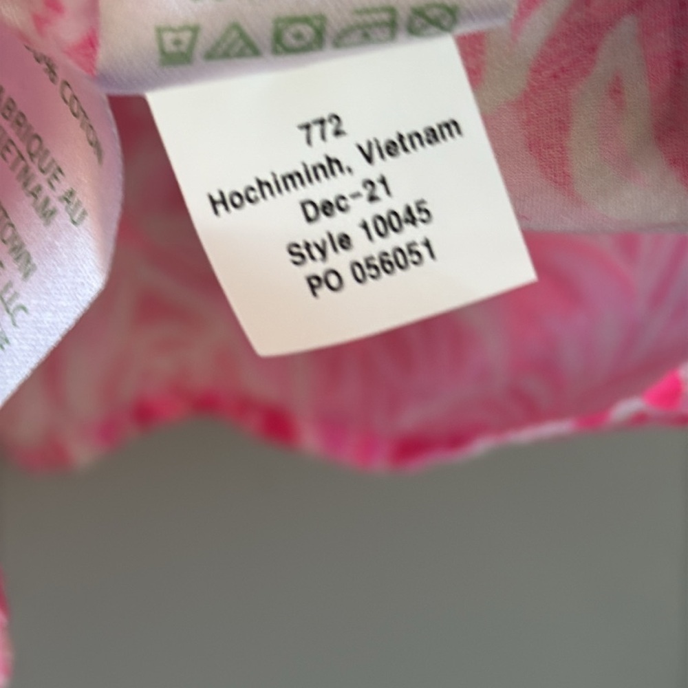 Lilly Pulitzer Winifred Off The Shoulder Top. New Blooms. Piñata Pink. Size S. - Picture 11 of 11